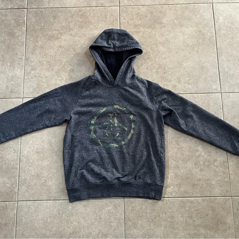an original penguin by munsingwear Hoodie Youth 14/16 Gray Blue Green